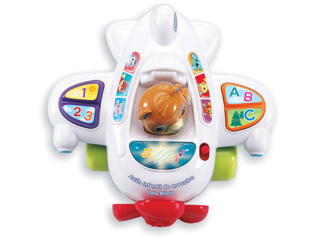 Avión Infantil De Arrastre Lolo Piloto de Vtech 80-567922