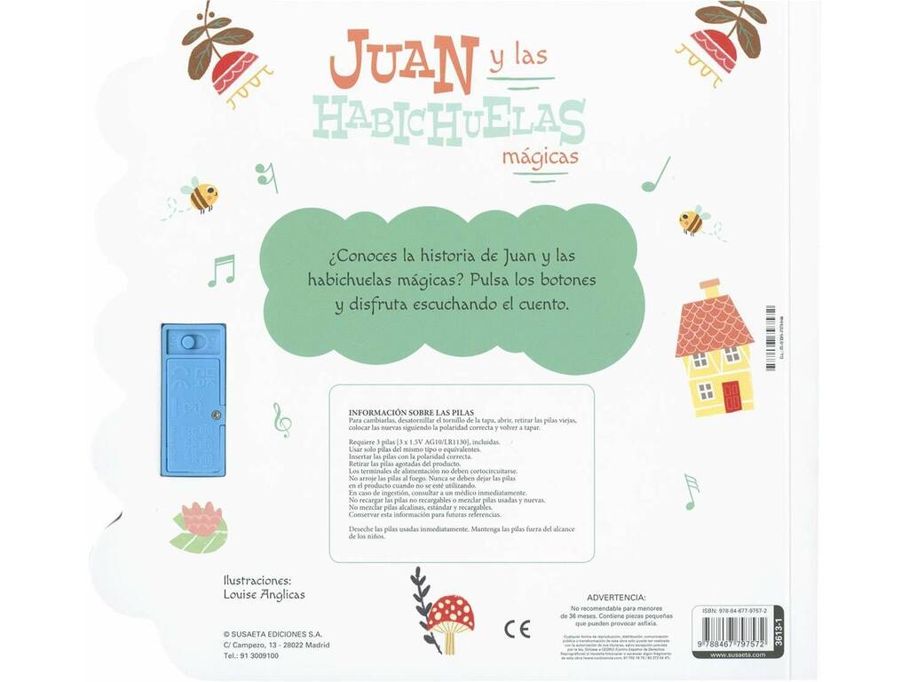 Escucha el Cuento Juan y las Habichuelas Mágicas Susaeta S3613001