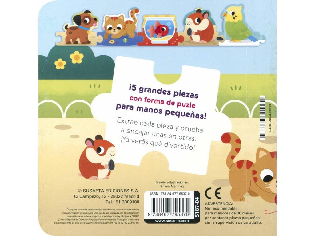 Mon premier livre de puzzles pour animaux de compagnie