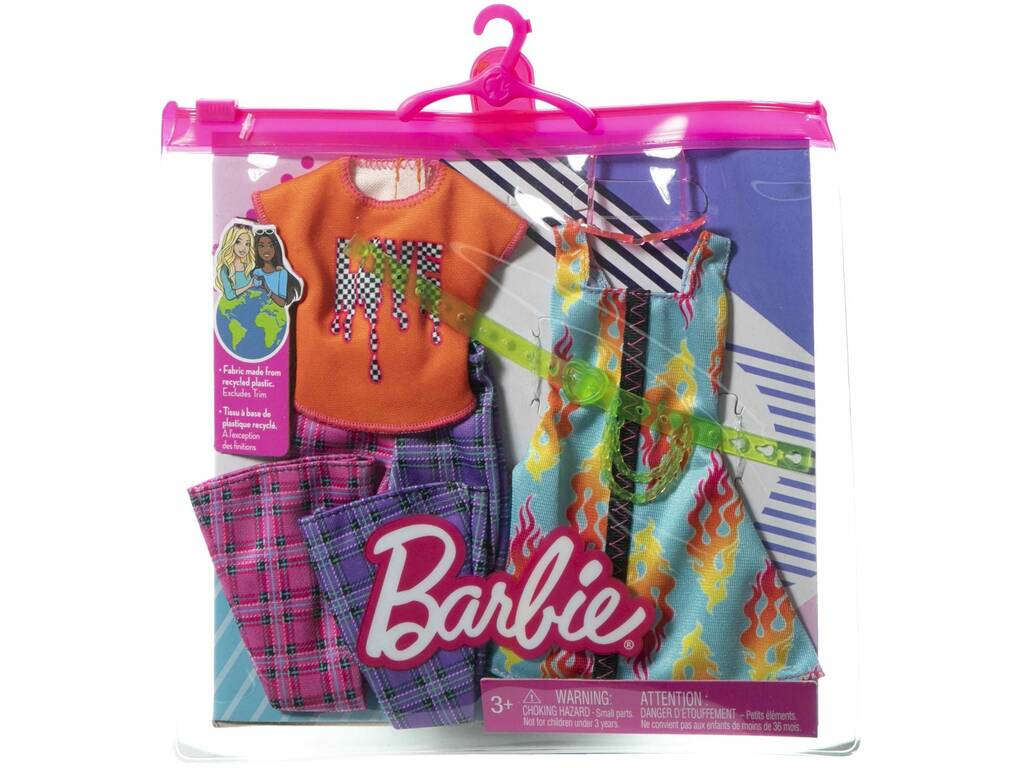 Barbie Pack 2 Fashion Looks Mattel GWC32