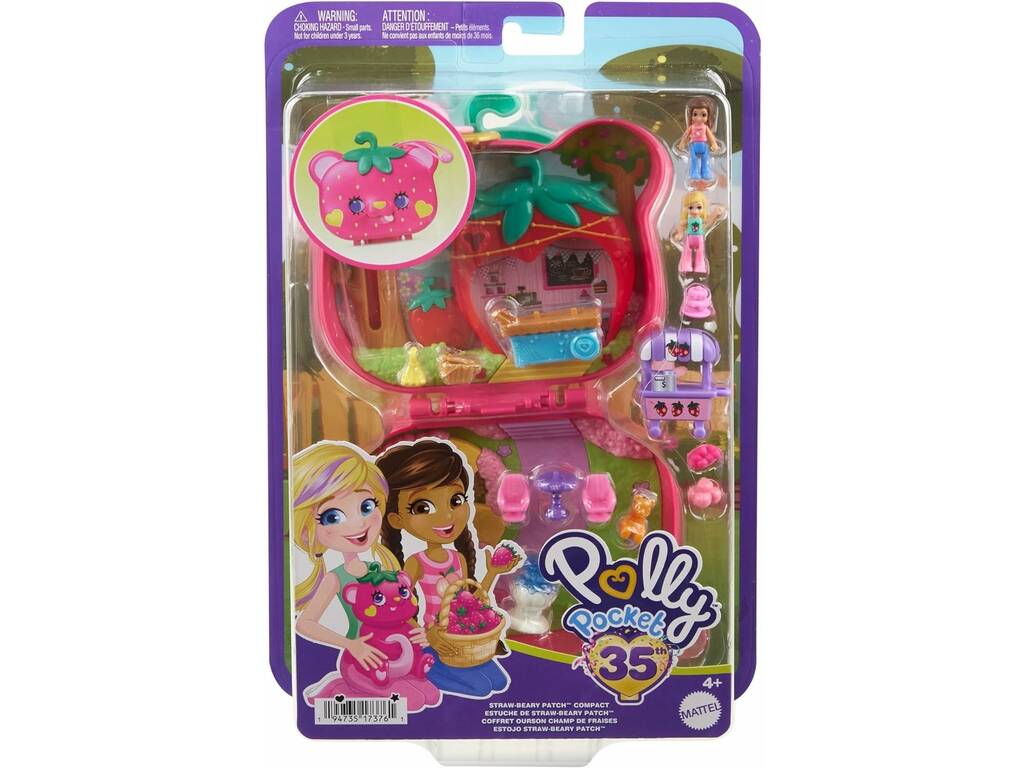 Polly Pocket 35º Aniversário Cofre com Figuras Mattel FRY35