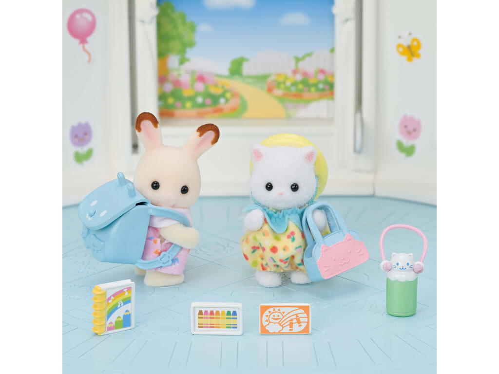 Sylvanian Families Amici dell'asilo che camminano insieme Epoch Para Imaginar 5747