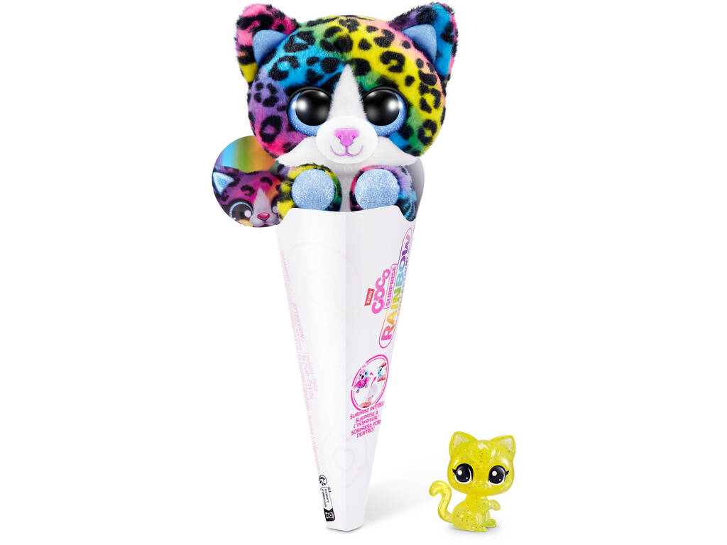 Coco Surprise Rainbow Collection ! Cône avec peluche et figurine Zuru Surprise 9631SQ1