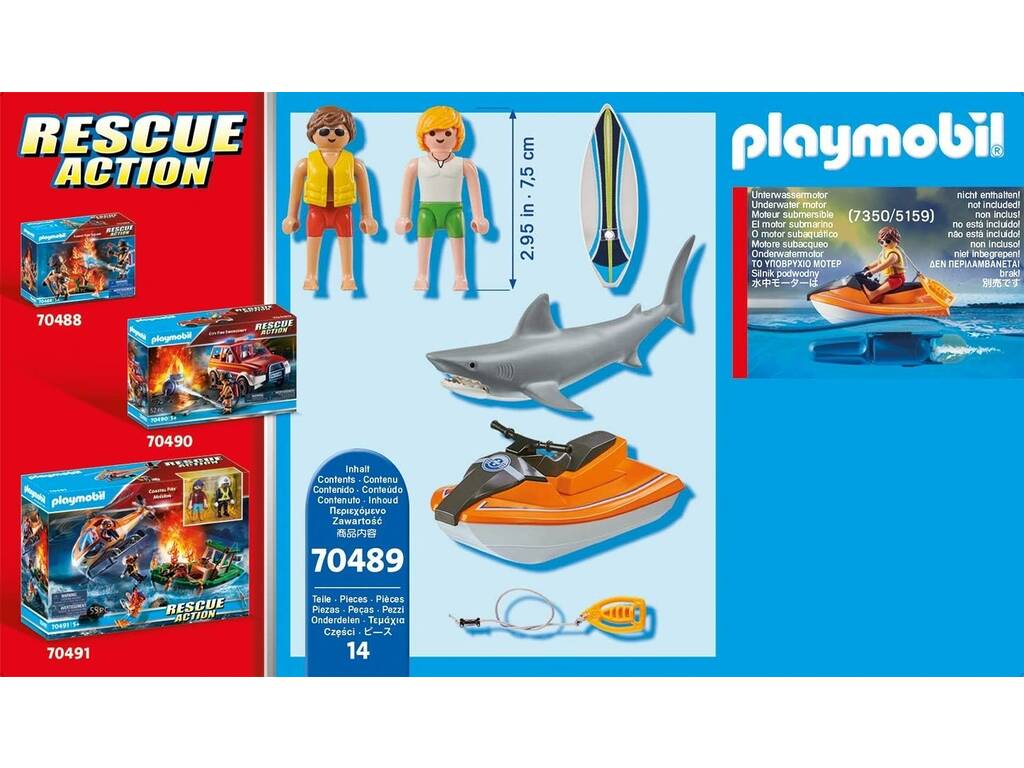 Playmobil Shark Attack Rescue 70489