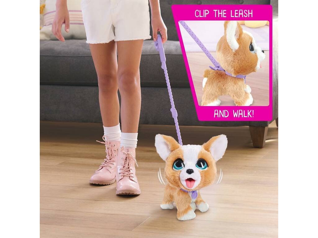 FurReal Poop a Lots Corgi Peluche interattivo di Just Play 28057