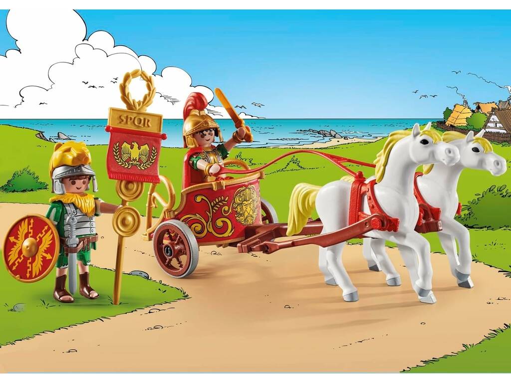 Playmobil Astérix Chariot romain