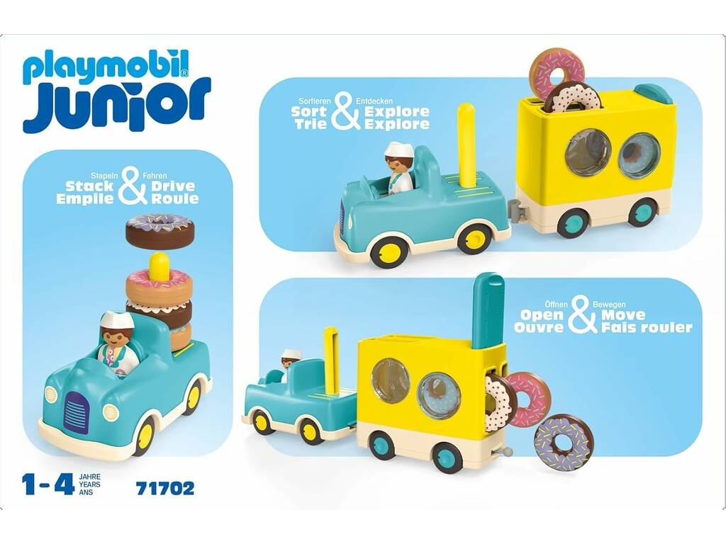 Playmobil Junior camioncino delle ciambelle 71702