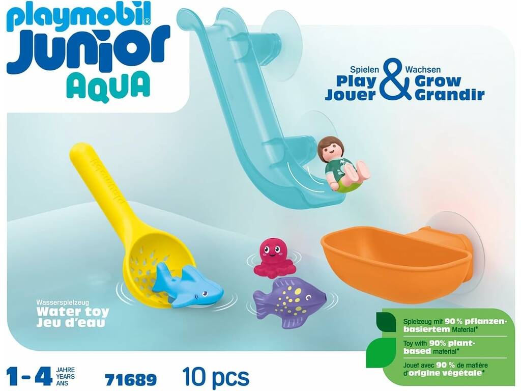 Playmobil Junior Aqua Divertimento di pesca con animali marini 71689