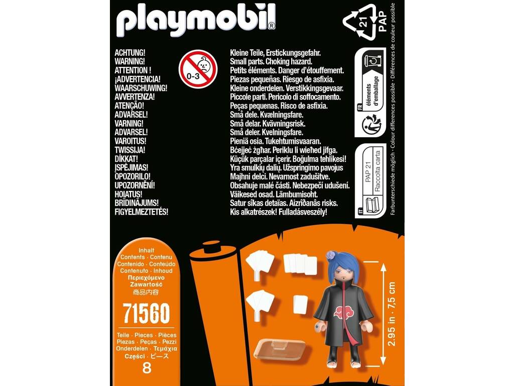 Playmobil Naruto Shippuden Figura Konan 71560