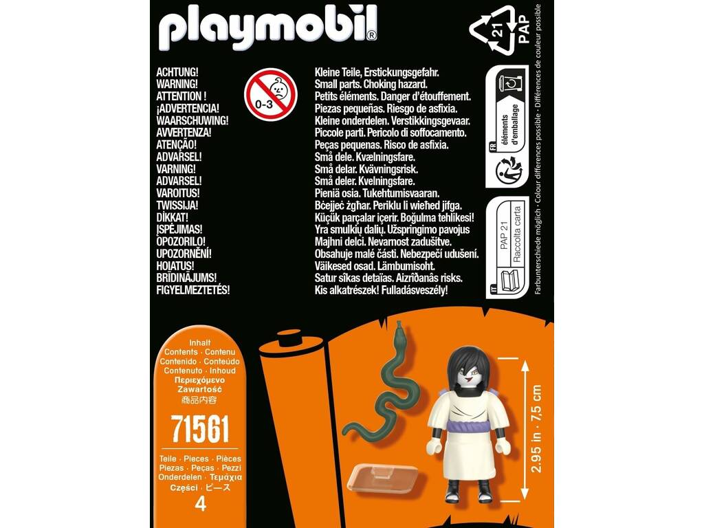 Playmobil Naruto Shippuden Figura Orochimaru 71561