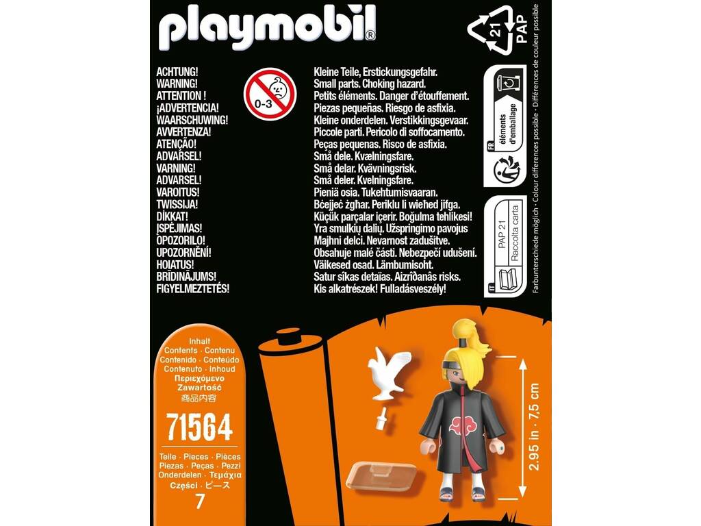 Playmobil Naruto Shippuden Figura Deidara 71564