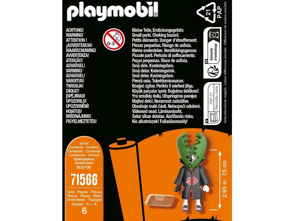 Playmobil Naruto Shippuden Figura Zetsu 71566