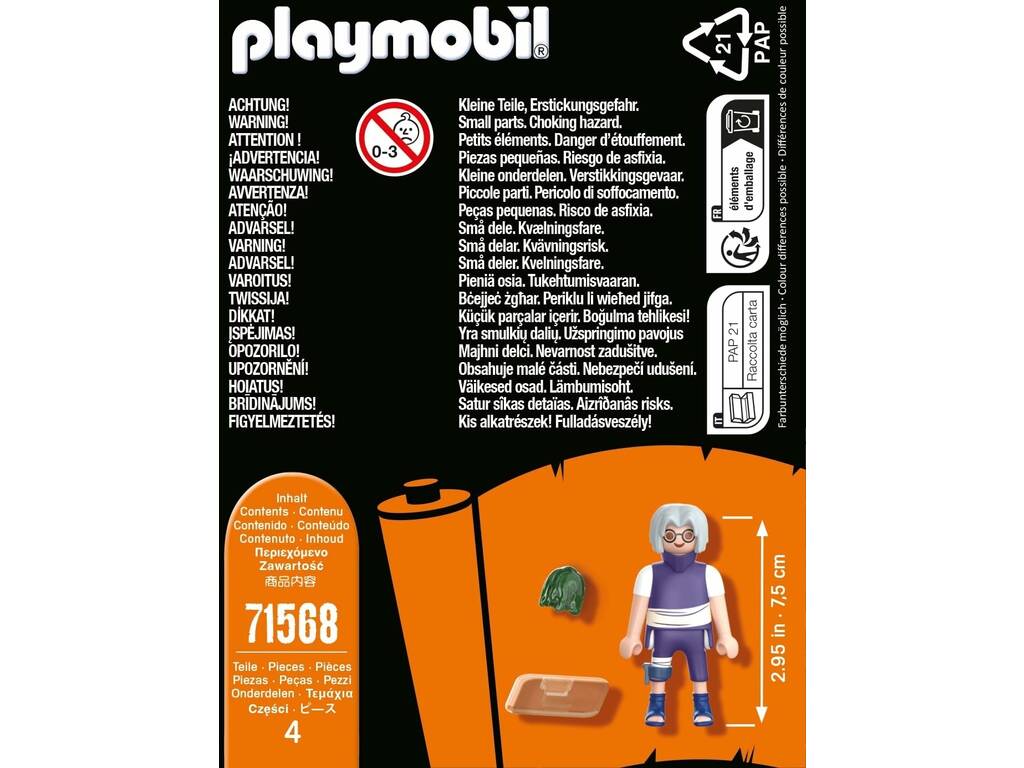 Playmobil Naruto Shippuden Figura Kabuto 71568