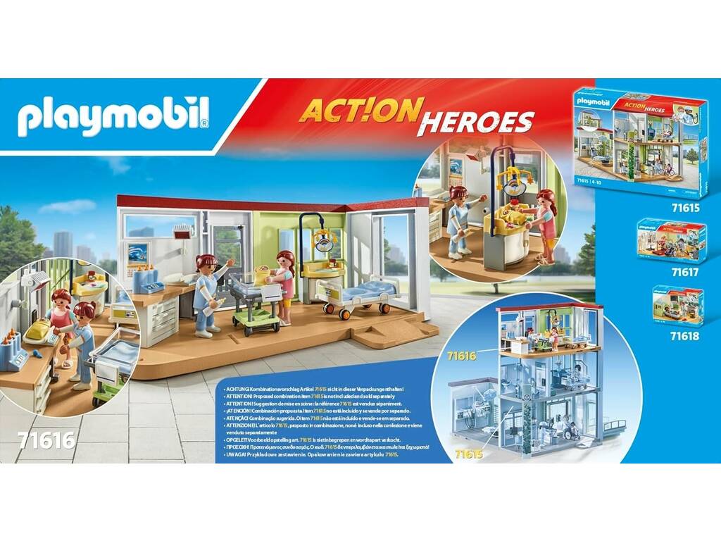 Playmobil Action Heroes Sala de Maternidad 71616