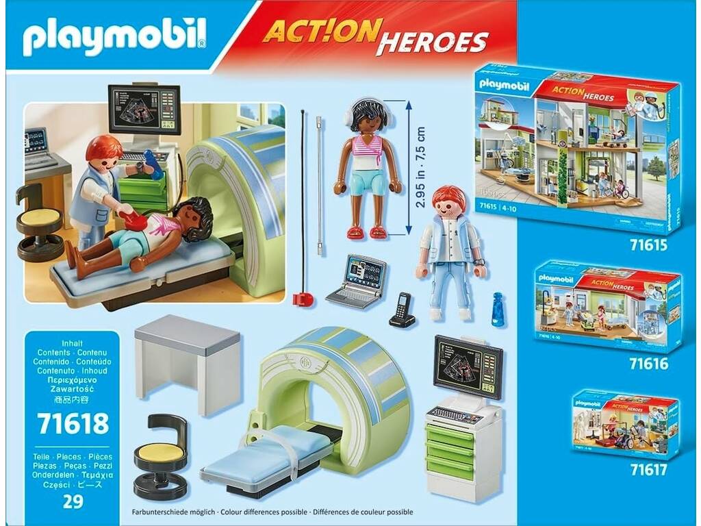 Playmobil Action Heroes Resonancia con Paciente 71618