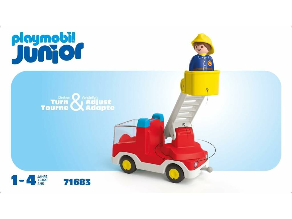 Playmobil Junior Caminhão de Bombeiro 71683