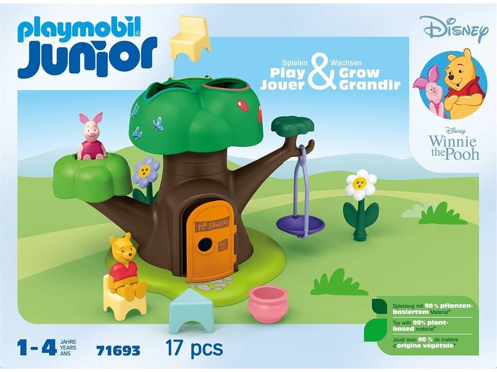 Playmobil Junior Disney Winnie The Pooh Treehouse 71693