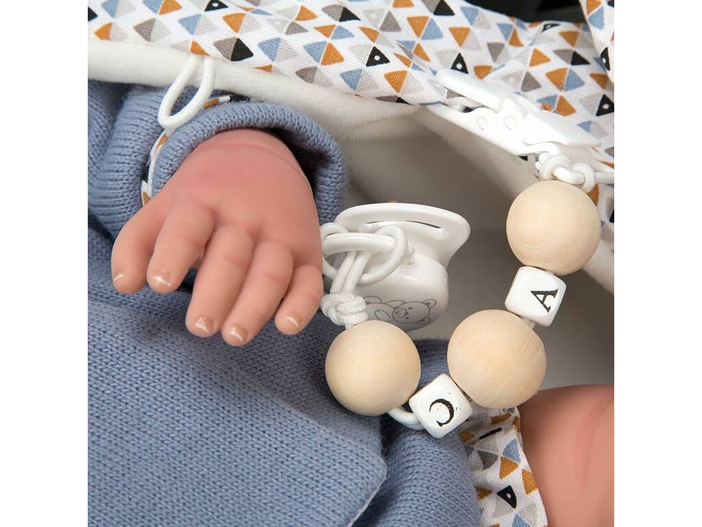 Reborn-Babypuppe Daniel 45 cm mit Schlafsack von Arias 98117