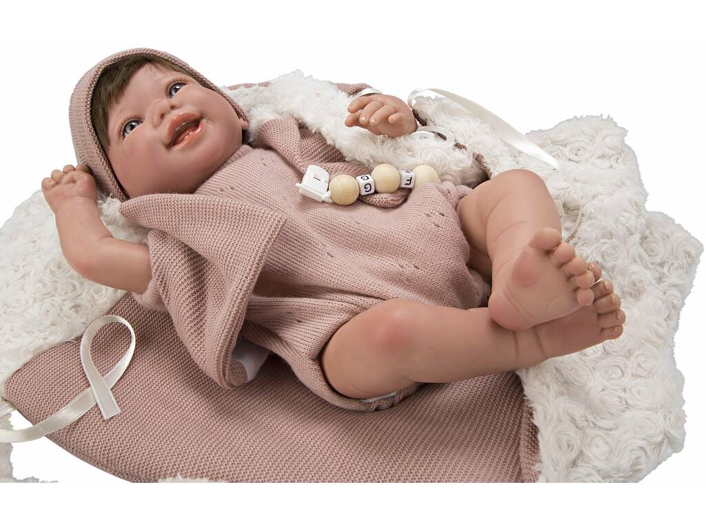 Muñeca Bebé Reborn 45 cm. Gimena con Saco de Dormir Arias 98119