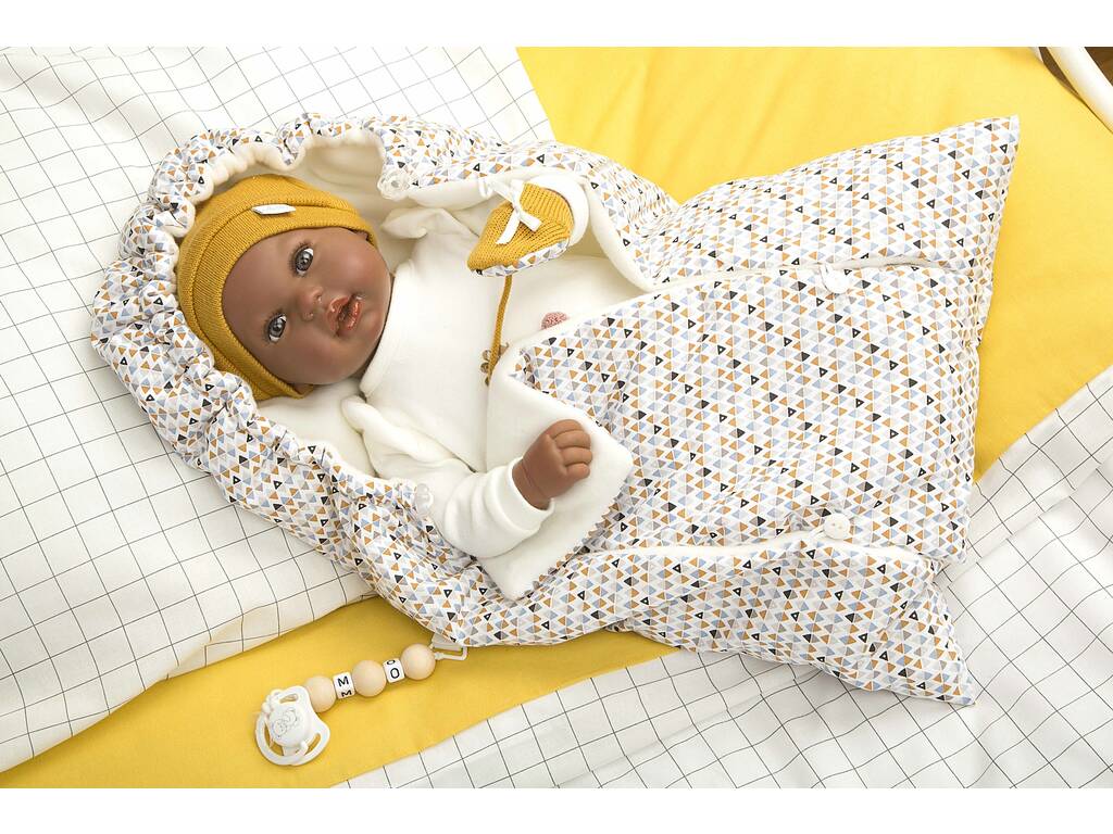 Reborn-Babypuppe 45 cm. Raphael mit Tragetasche Arias 98120