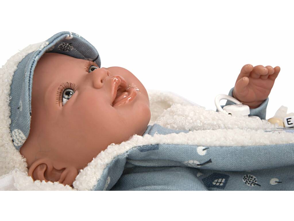 Reborn-Babypuppe Bruno 45 cm mit Decke von Arias 98150