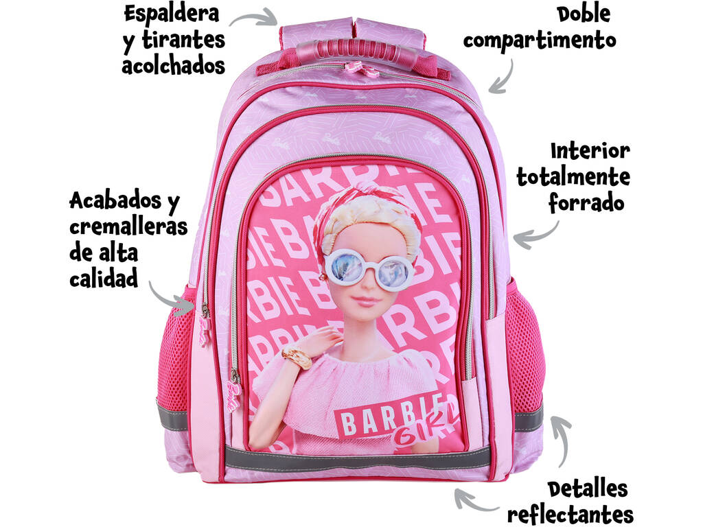 Barbie Mochila Duplo Compartimento Adaptável a Carrinho de Toybags T434-131