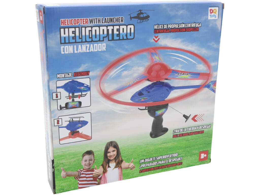 Helicóptero com Lançador