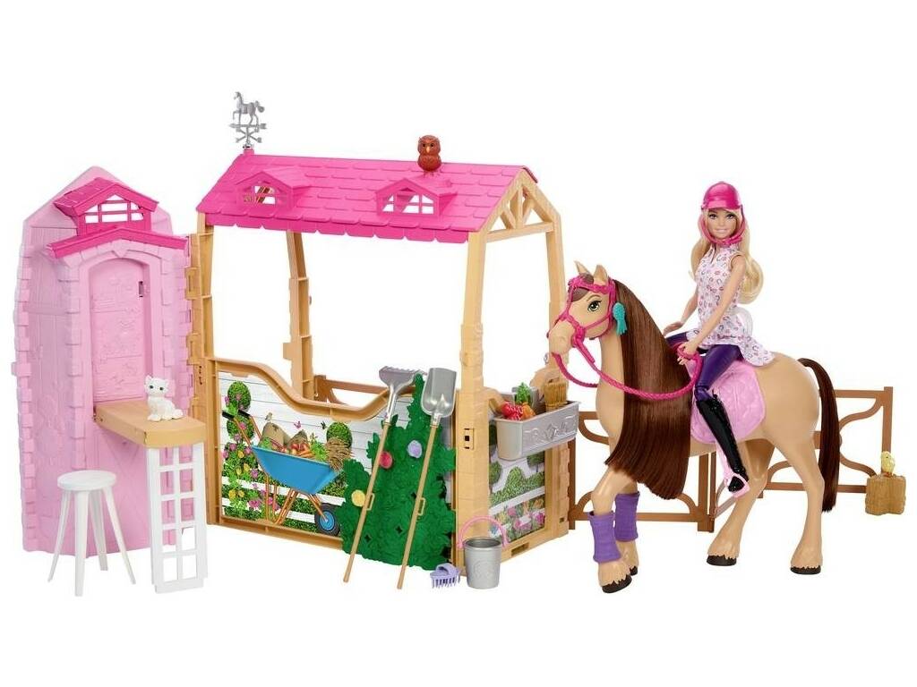 Barbie Ultimate Stable con Muñeca, Caballo y Accesorios