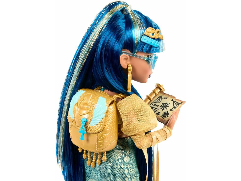 Monster High Bambola Cleo De Nile con Hissette Mattel HXH74