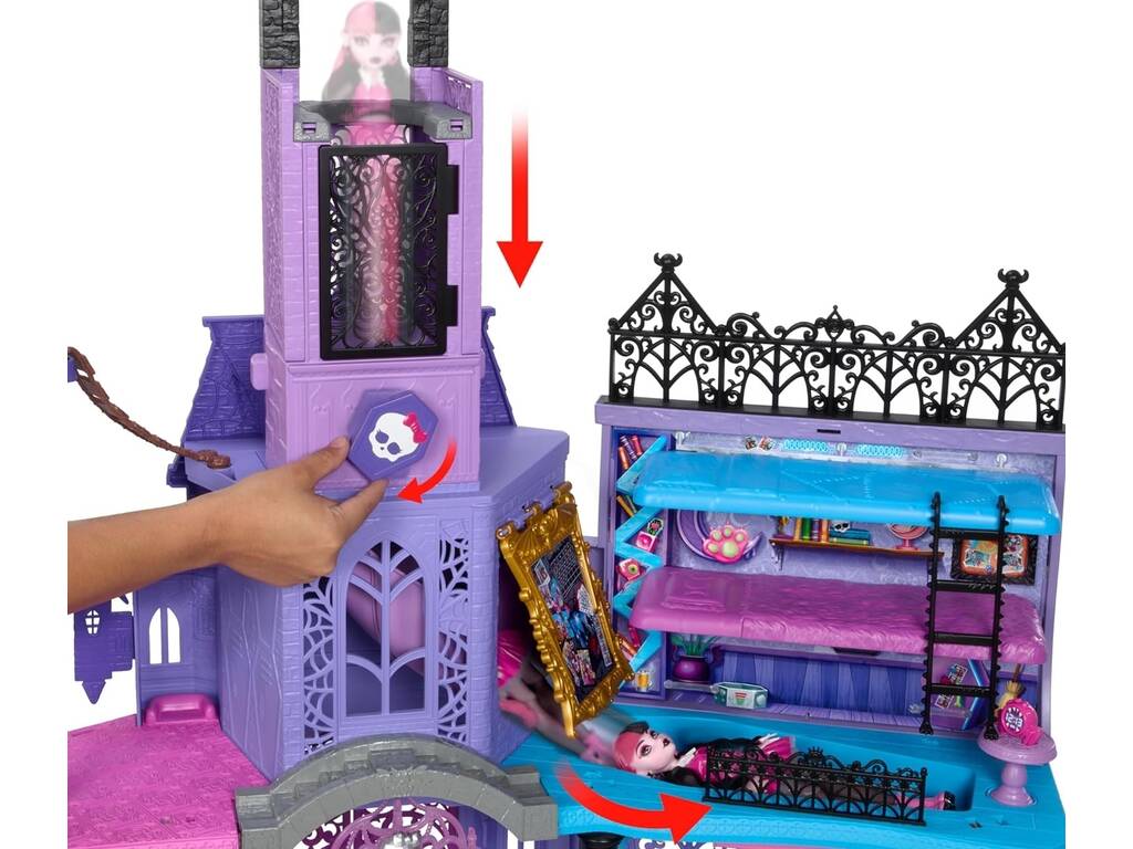 Monster High Casa De Muñecas Haunted High School Mattel HLP88