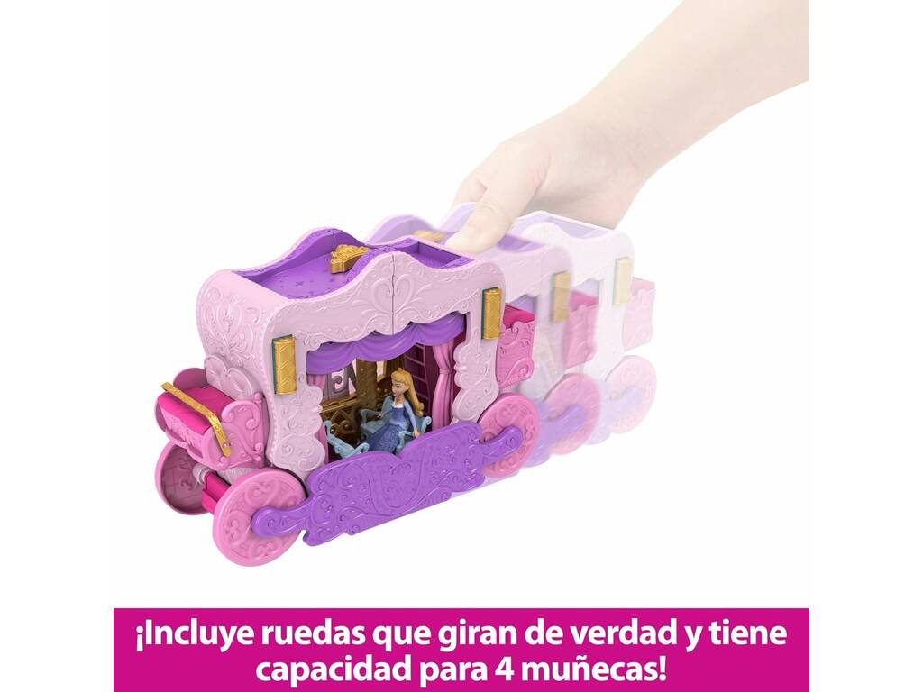 Princesas Disney set de jogo carruagem e castelo de Mattel HWX17