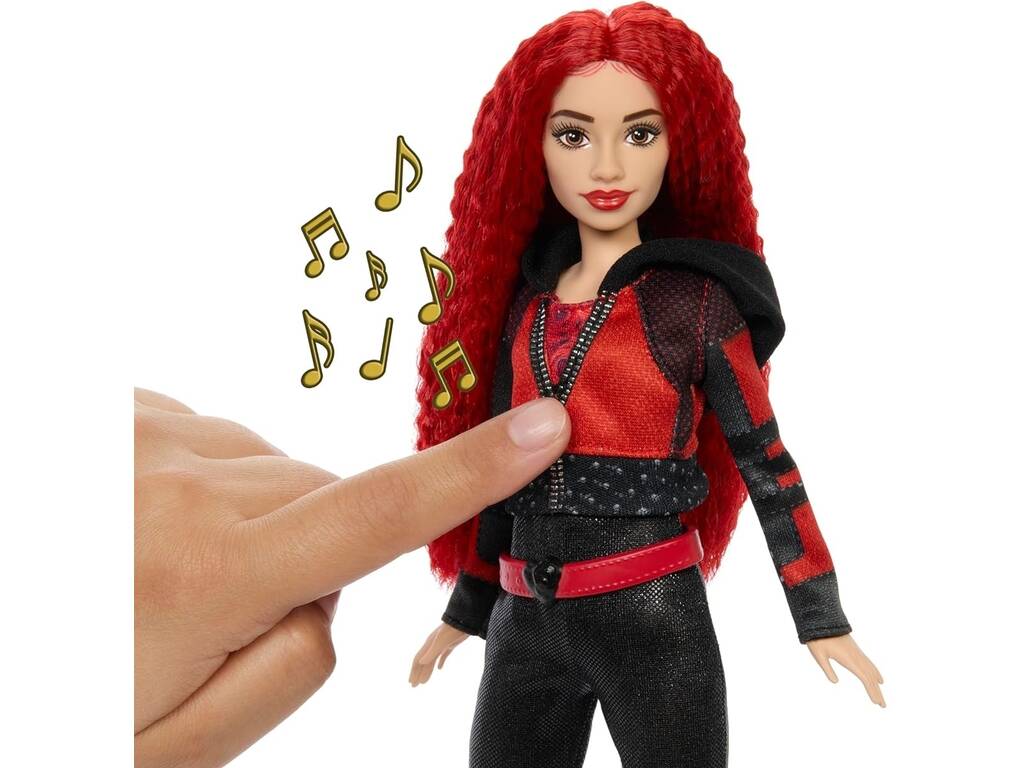 Descendants The Rise Of Red Muñeca Red Cantarina Mattel HWT96