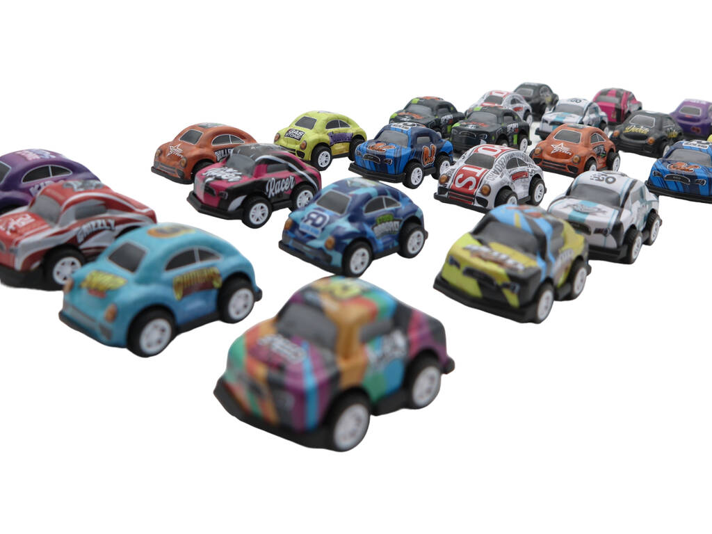 Set 24 Coches de Metal de 5.5 cm