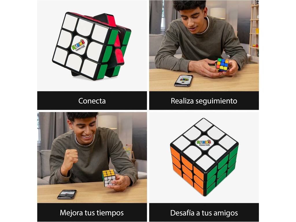 Rubik's 3x3 Connected X Spin Master 6071036