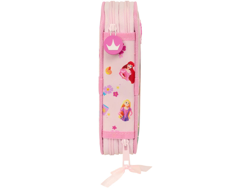 Disney Princess Summer 28 Pieces Double Pencil Case by Safta 412480854