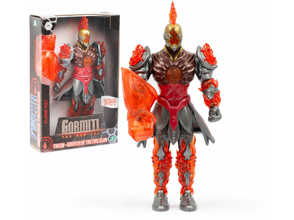 Gormiti The New Era 27 cm Gormiti Hero Action Figure with Famosa Weapon GRV06000