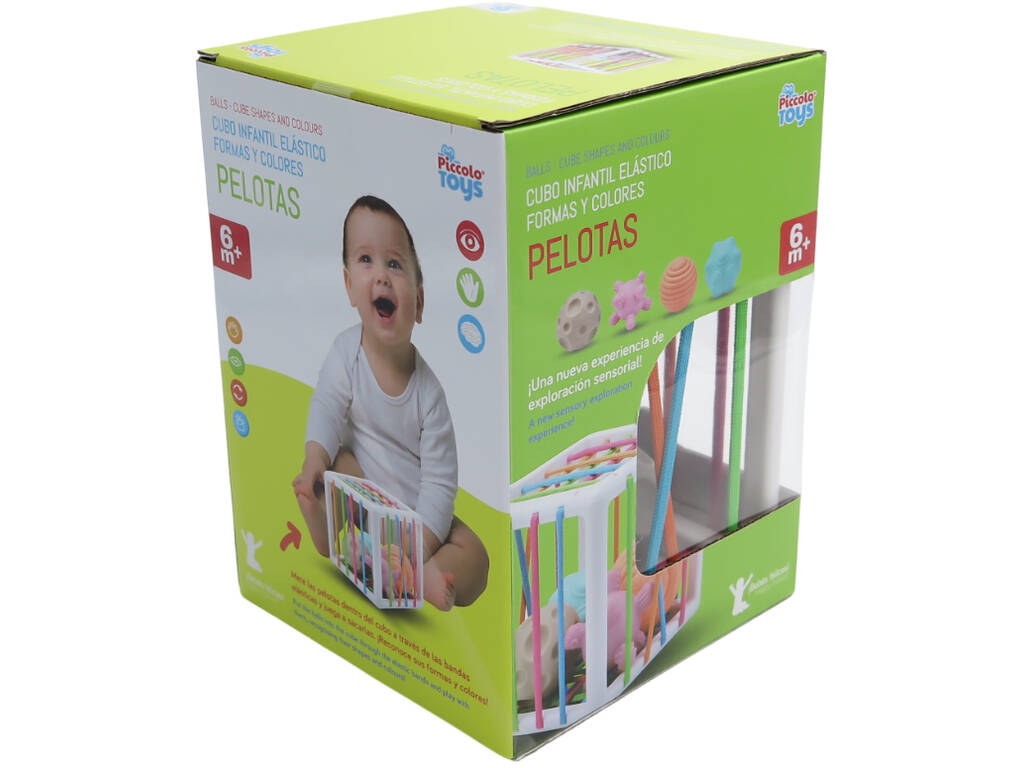 Cubo Infantil Elástico Formas e Cores Bolas