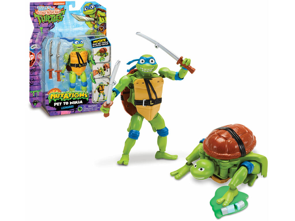 Tortues Ninja Mutations Figure Transformable Famosa TU838000