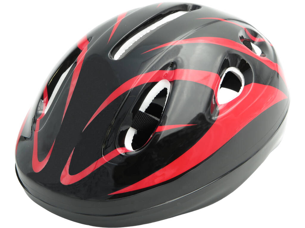 Casco Deportivo Multideporte X-Treme Negro y Rojo para Niños Talla M