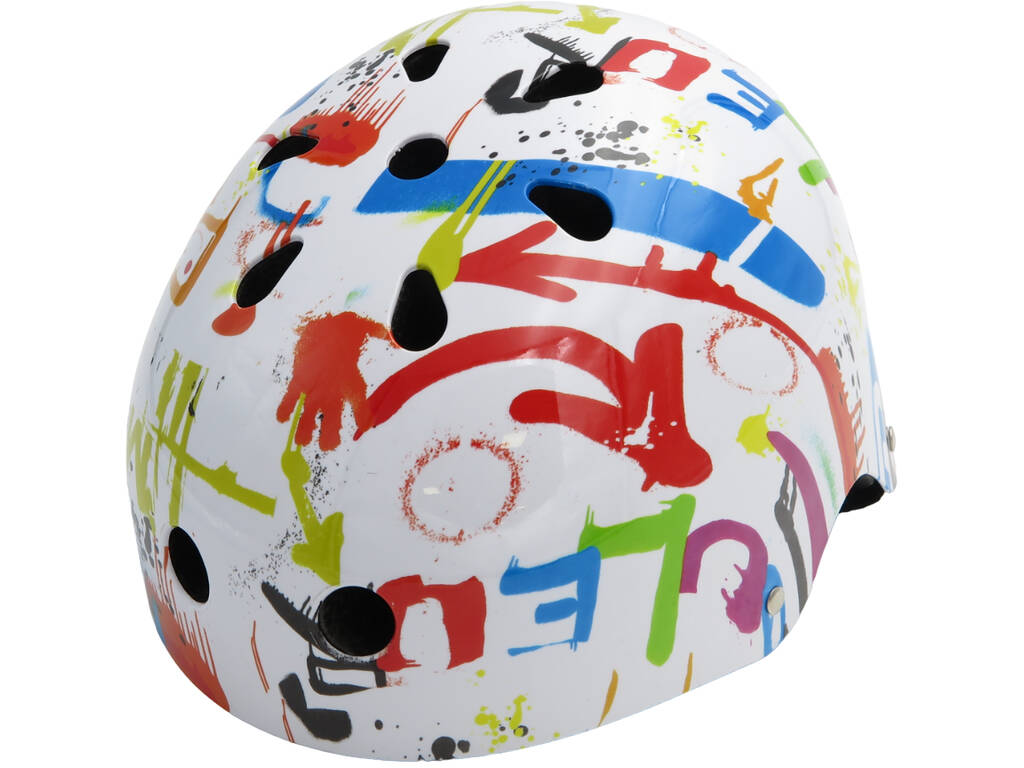 Casco sportivo multisport Graffiti per adulti taglia L