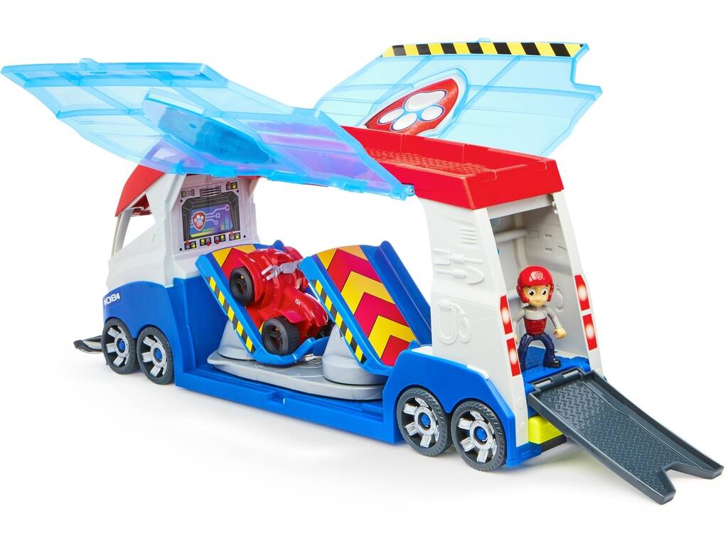 Paw Patrol Veicolo Patroller Launch & Rescue con figura Ryder e Quad Spin Master 6069338