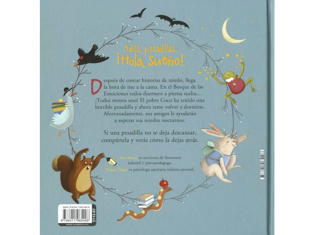Livre La forêt des émotions Adieu cauchemars Bonjour Dream !