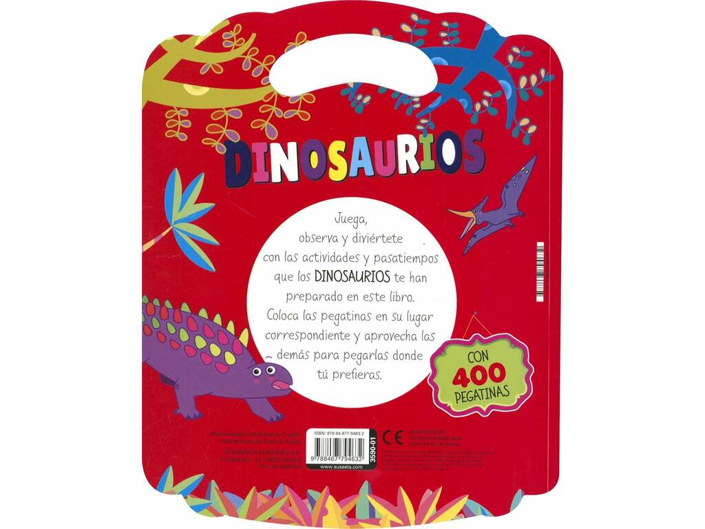 Livre 400 autocollants sur les dinosaures