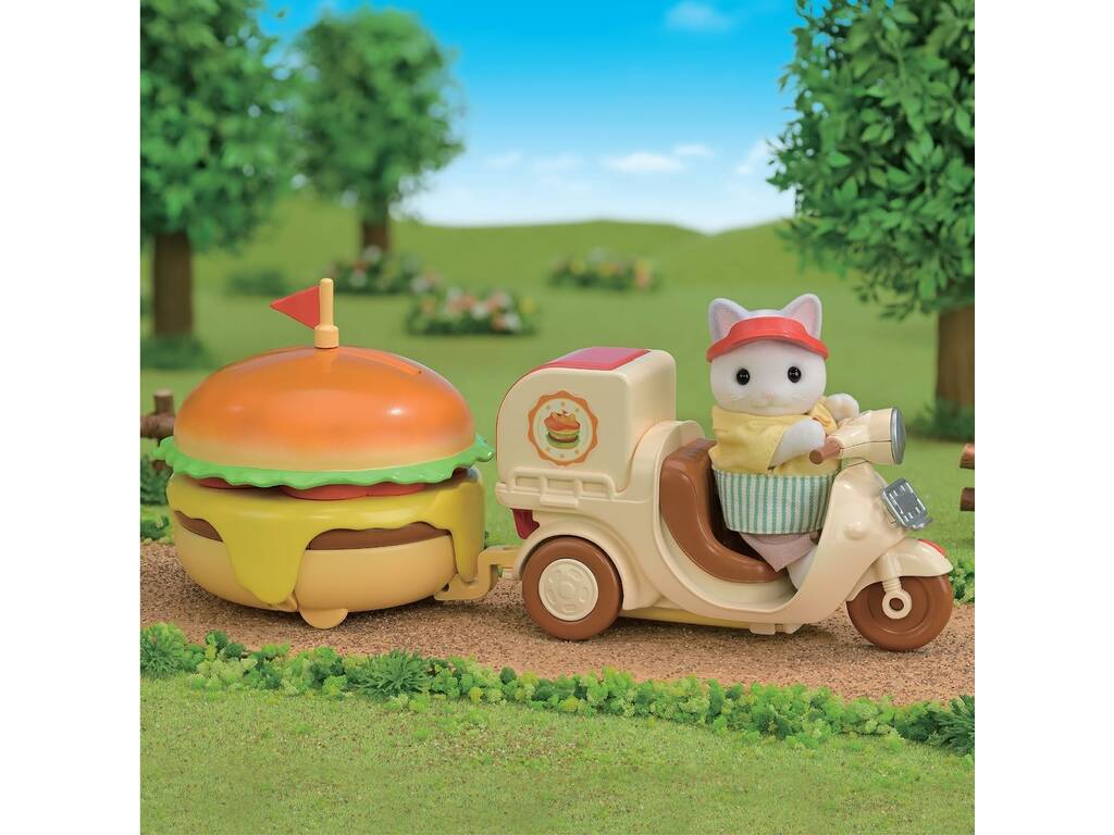 Sylvanian Families Hamburgerstand von Epoch zu stellen 5757