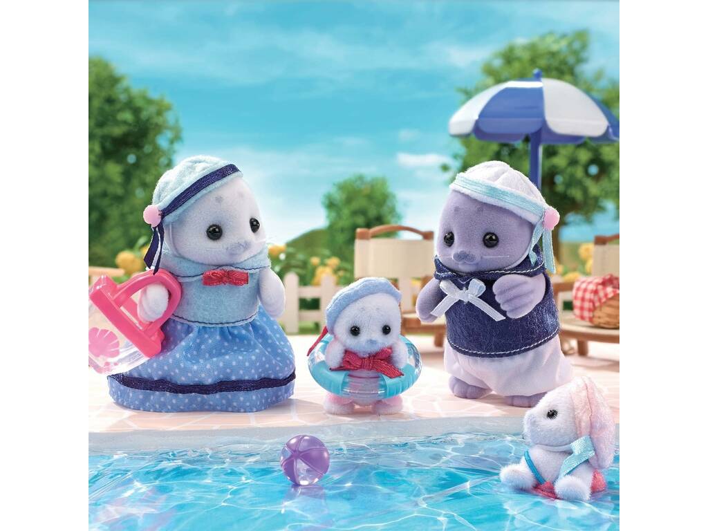 Sylvanian Families Familie Robbe von Epoch zum Spielen 5759