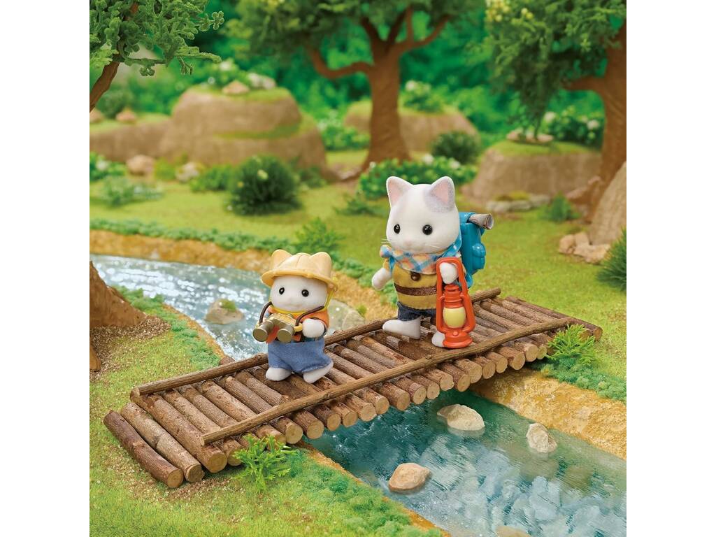 Sylvanian Families Set Exploradores Hermanos Gato Latte de Epoch para imaginar 5763