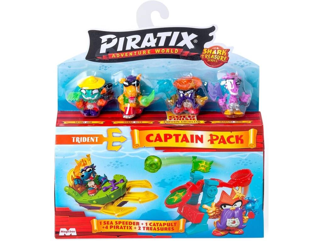 Piratix Requin Trésor Capitaine Pack Boîte Magique PPX2B616IN00