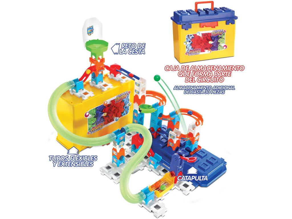 Marble Rush Maletín Circuito de Canicas Interactivo 2 en 1 Vtech 80-571722