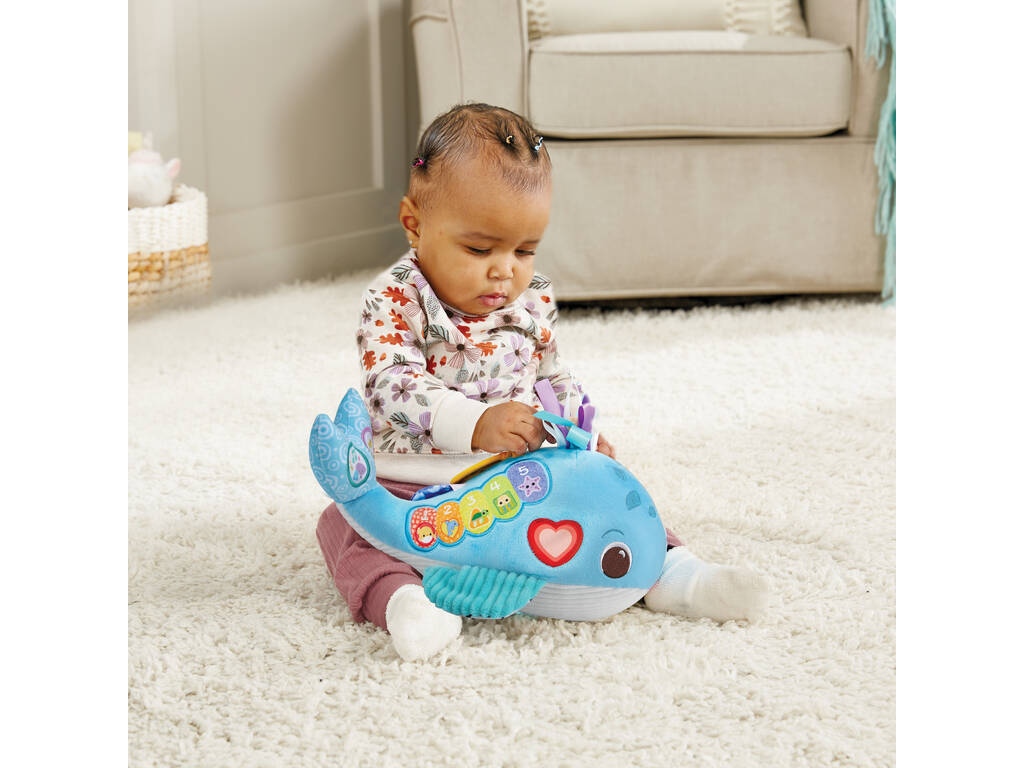 Marine Baby Whale Eco Baby Sensory Soft Toy Vtech 80-562822