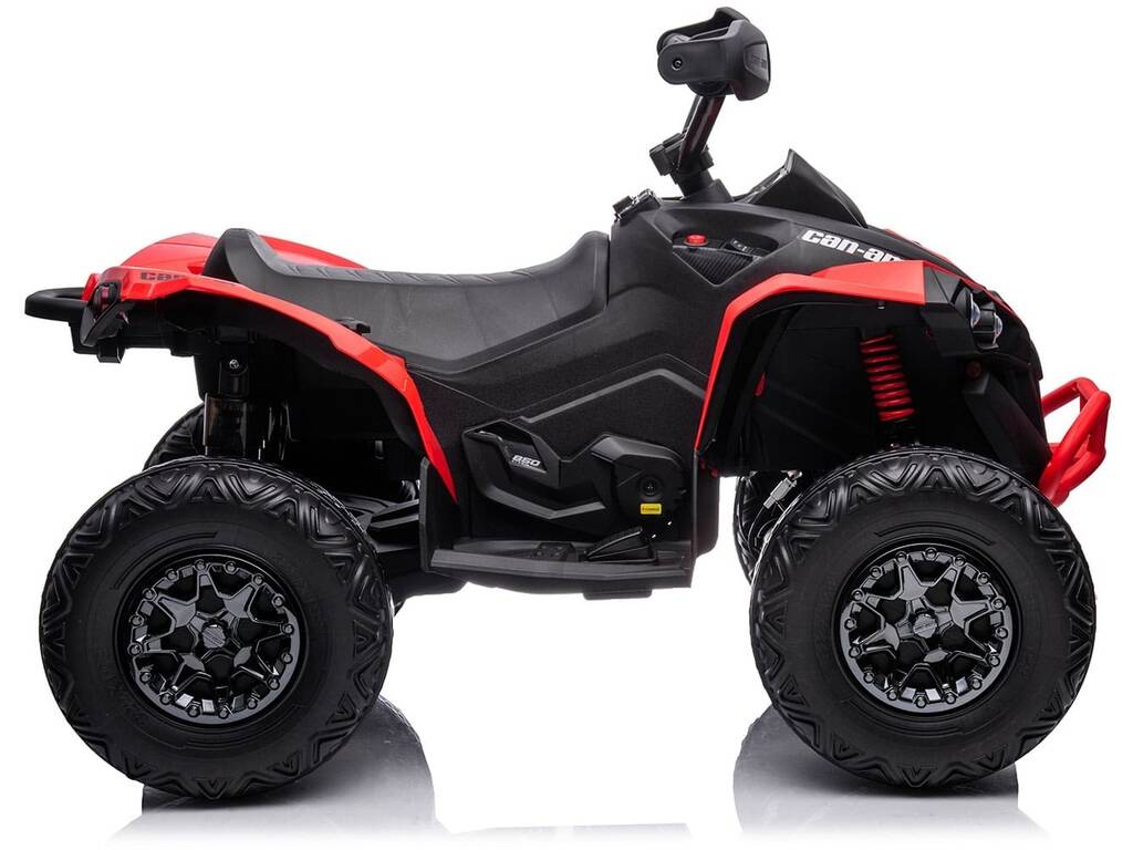 Quad a batteria rossa da 12V con Auto Radiocomandata e Luci